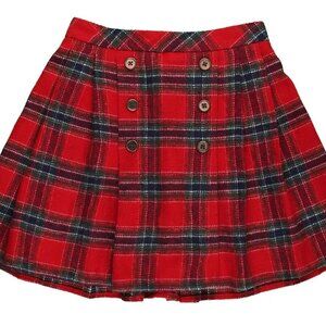 Tartan wool skirt